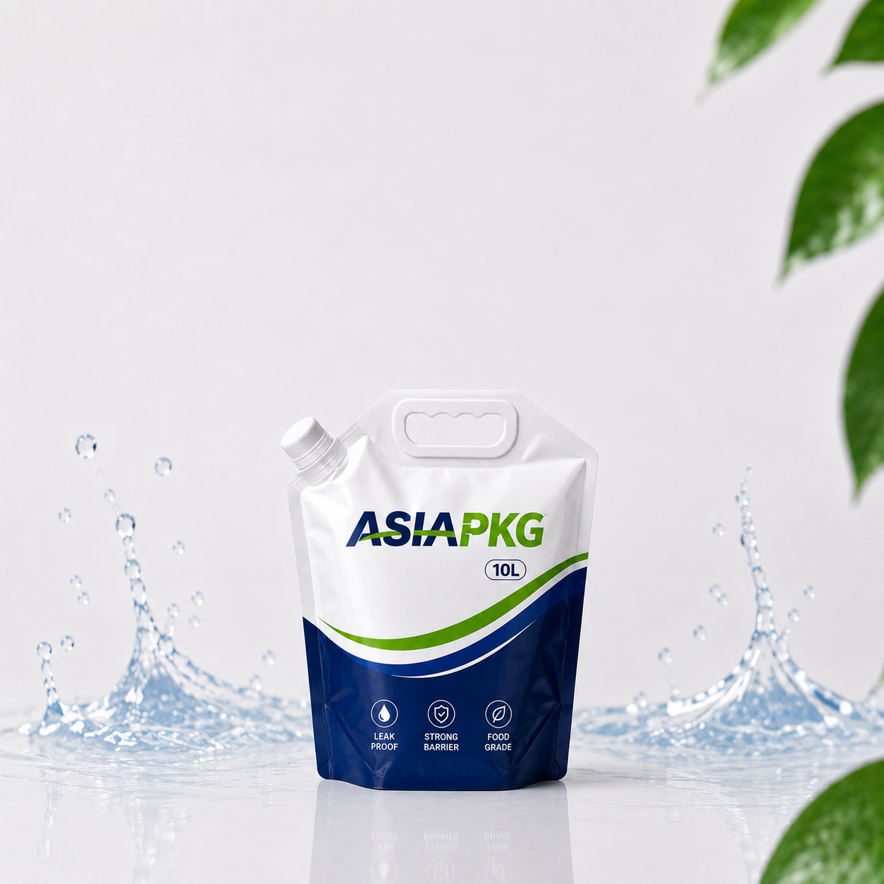 large capacity spout pouch for water storage