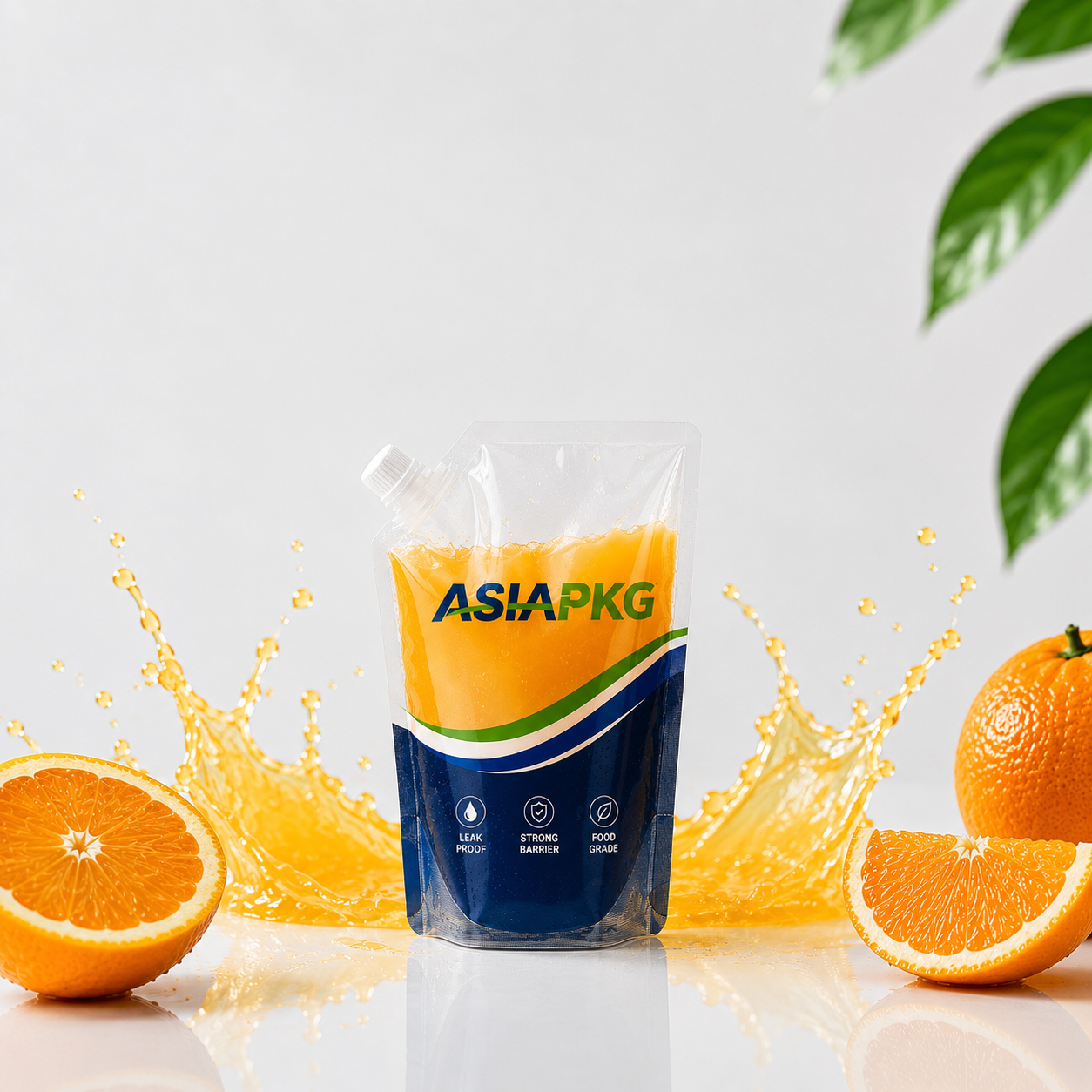 spout pouch for liquid pack