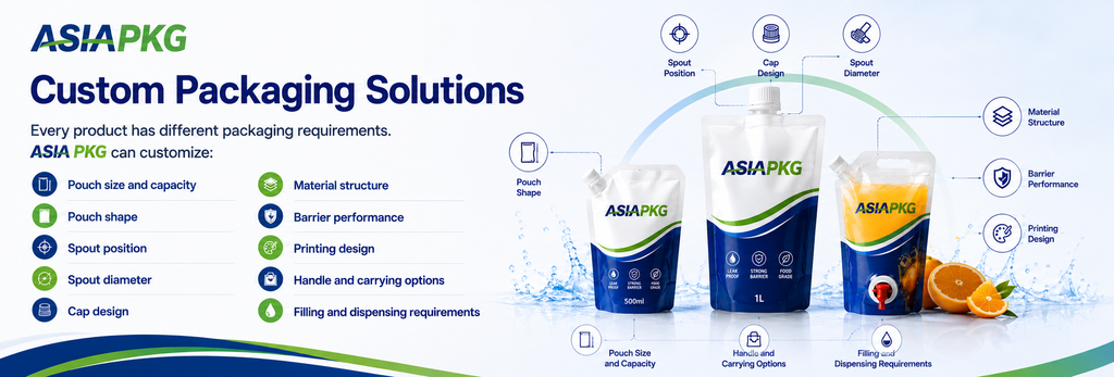 asia pkg spout pouches options